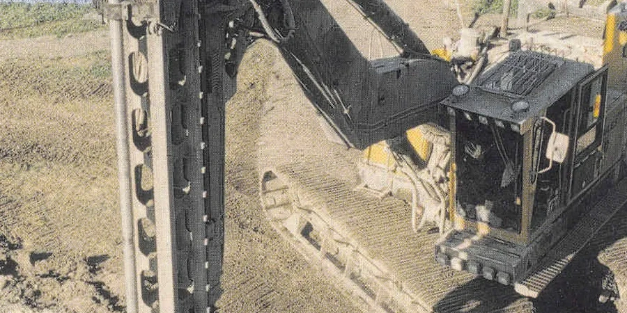 Illustrative image of Deep Soil Mixing (DSM) design in Geelong
