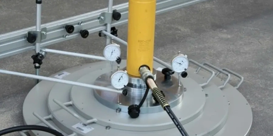 Illustrative image of Plate load test (PLT) in Geelong