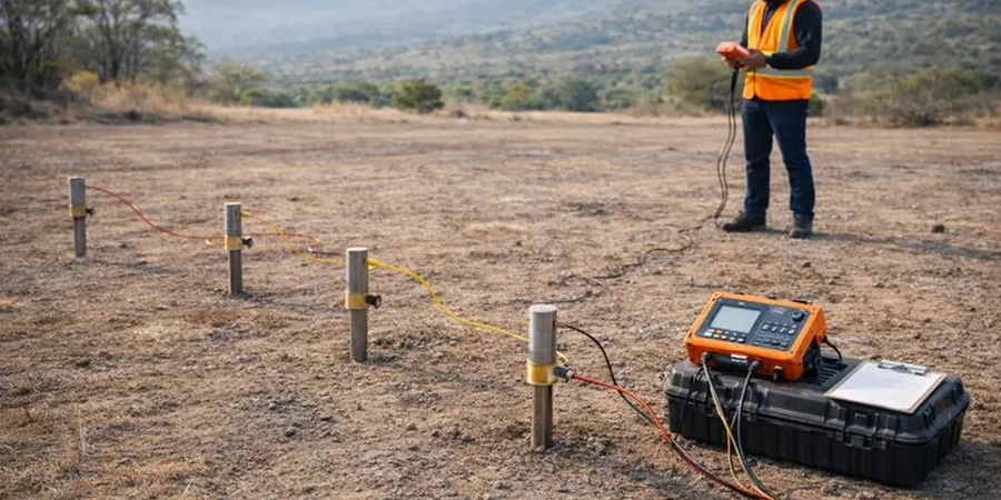 Illustrative image of Electrical resistivity / VES (Vertical Electrical Sounding) in Geelong