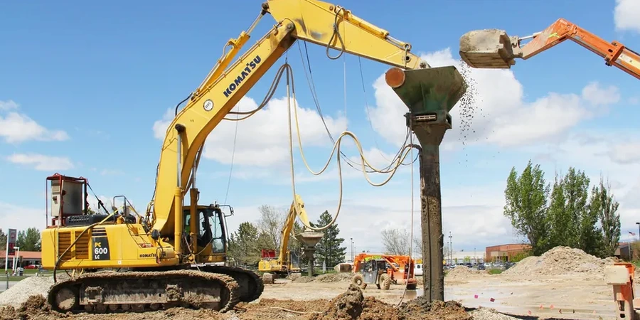 Illustrative image of Vibrocompaction design in Geelong